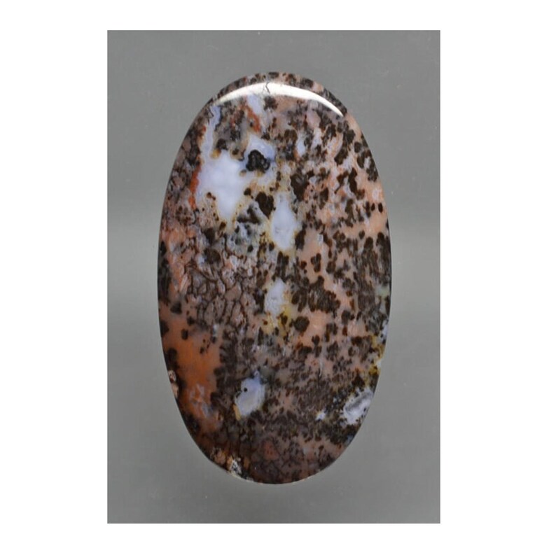 Cheetah agate 40.82 ct oval cabochon 41.8 x 23.7 mm Brazil y32012 Cab Loose Brown Gemstone Jewelry Making Rare Gem Stone