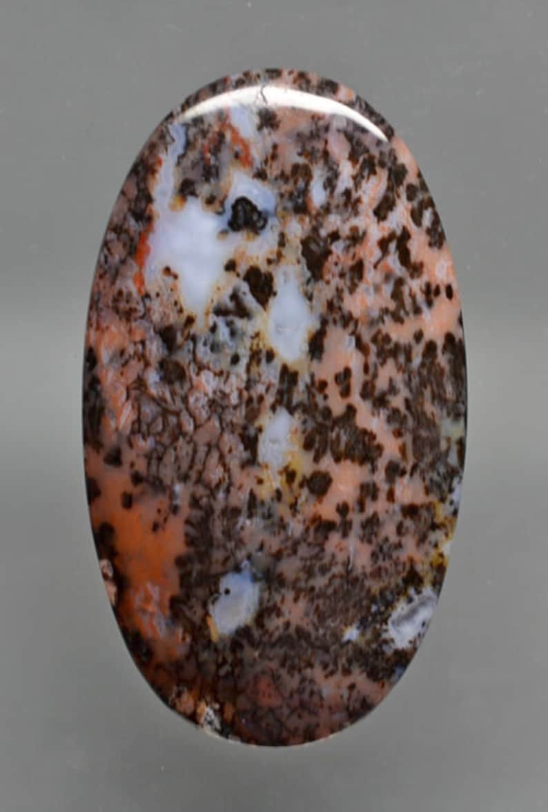 Cheetah agate 40.82 ct oval cabochon 41.8 x 23.7 mm Brazil y32012 Cab Loose Brown Gemstone Jewelry Making Rare Gem Stone