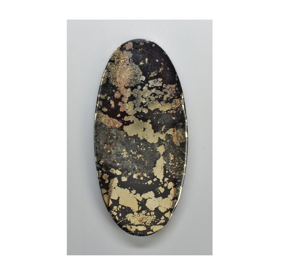 Apache Gold 98.99 ct Oval Cabochon 68.00 x 32.20 x 4.10 mm y870 Gold Gemstone Loose Cab Gem Stone