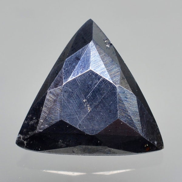 Stromeyerite 5.63 ct. Trillion Cut 10.70 x 10.60 x 4.90 mm y99824 Black Gemstone Loose Gem Stone Faceted Rare