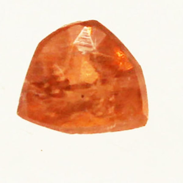 Xenotime 0.19cts Trillion Cut 2.7 x 3mm Pakistan y10826 Orange Gemstone Loose Gem Faceted Gemstone Rare Triangle