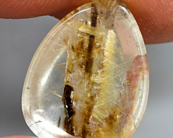Brookite in Quartz シルバールチル Brookite in Quartz シルバールチル Quartz with Brookite - 548