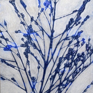 Impresión de arte descargable Blue Wild Grasses Wall Art Home Decor