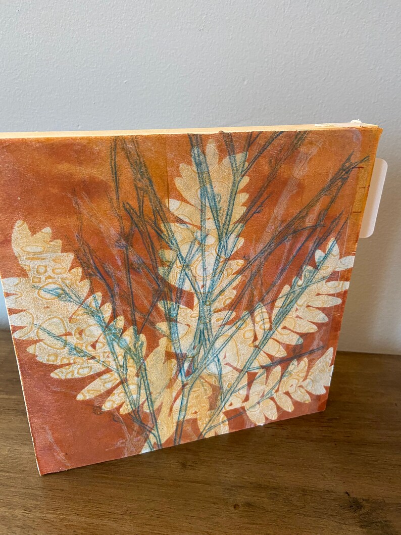 Original art warm colors nature art home decor