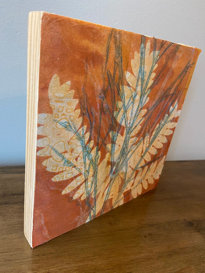 Original art warm colors nature art home decor