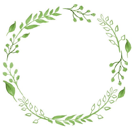 Download Greenery Clipart Watercolor Wreath Watercolor Clipart Etsy