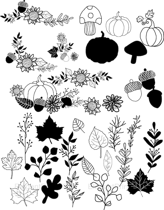 Fall Clip Art Silhouette Illustrations Outline Art Autumn Etsy fall-clip-art-silhouette-illustrations-outline-art-autumn-etsy