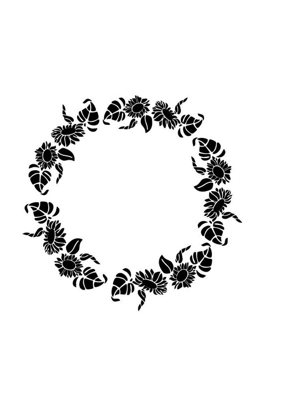 Free Free 282 Free Sunflower Wreath Clipart SVG PNG EPS DXF File