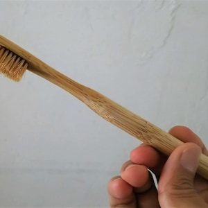 Natural Bristle Bamboo Toothbrush Totally Biodegradable and Planet-Based 6-Pack image 8