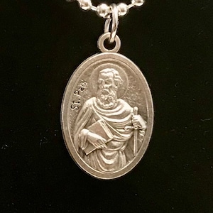 St Paul Medal Necklace - Saint Paul Necklace