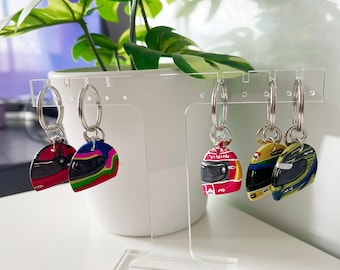 Keychain driver of your choice! F1, F1 academy, and others. Perfect gift for racing fans