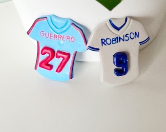 Magnet player of your choice! Baseball jersey