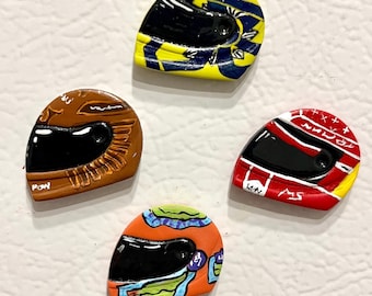 Magnet driver of your choice! Handpainted, F1, F1 academy, perfect gift for racing fans