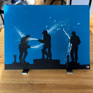 F1 painting podium celebrations 3 matte finish