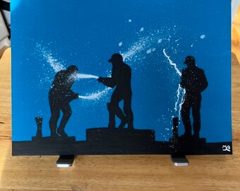 F1 painting podium celebrations 3 matte finish