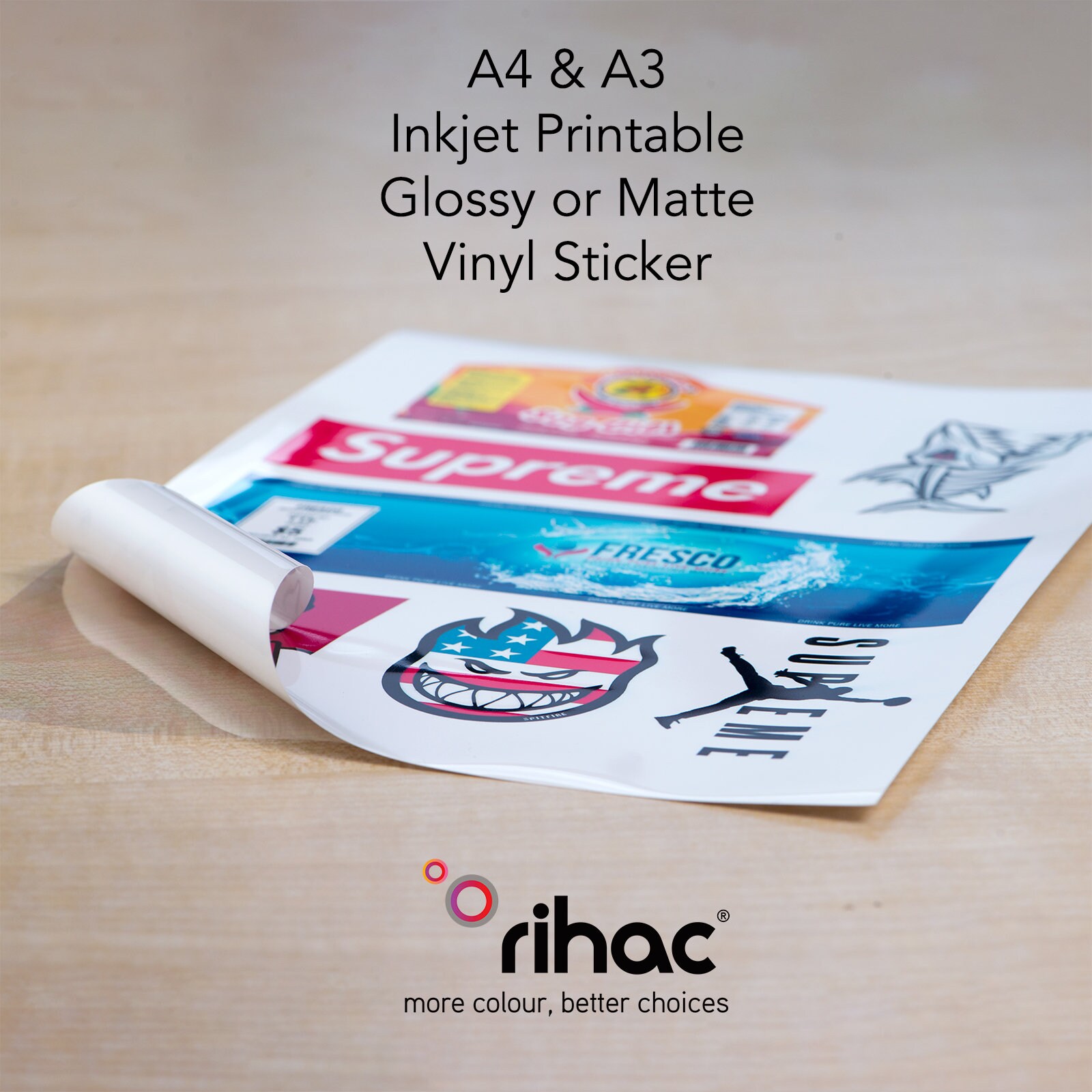 Vinyl Sticker Paper for Inkjet Printers Matte Glossy A3 Etsy