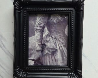 Small framed warrior lady portrait