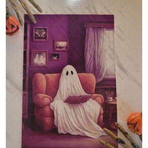 Cozy ghost print 4x6 or 5x7