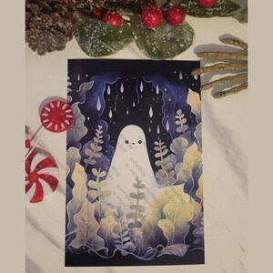 Botanical ghost print 4x6 or 5x7