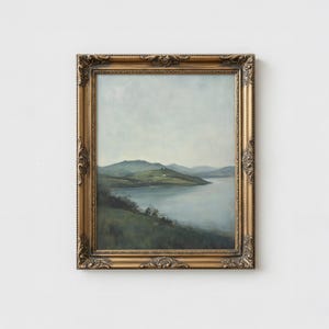 Digital Download | Vintage Art | Digital Art | Vintage Landscape Art | Hillcrest Waters