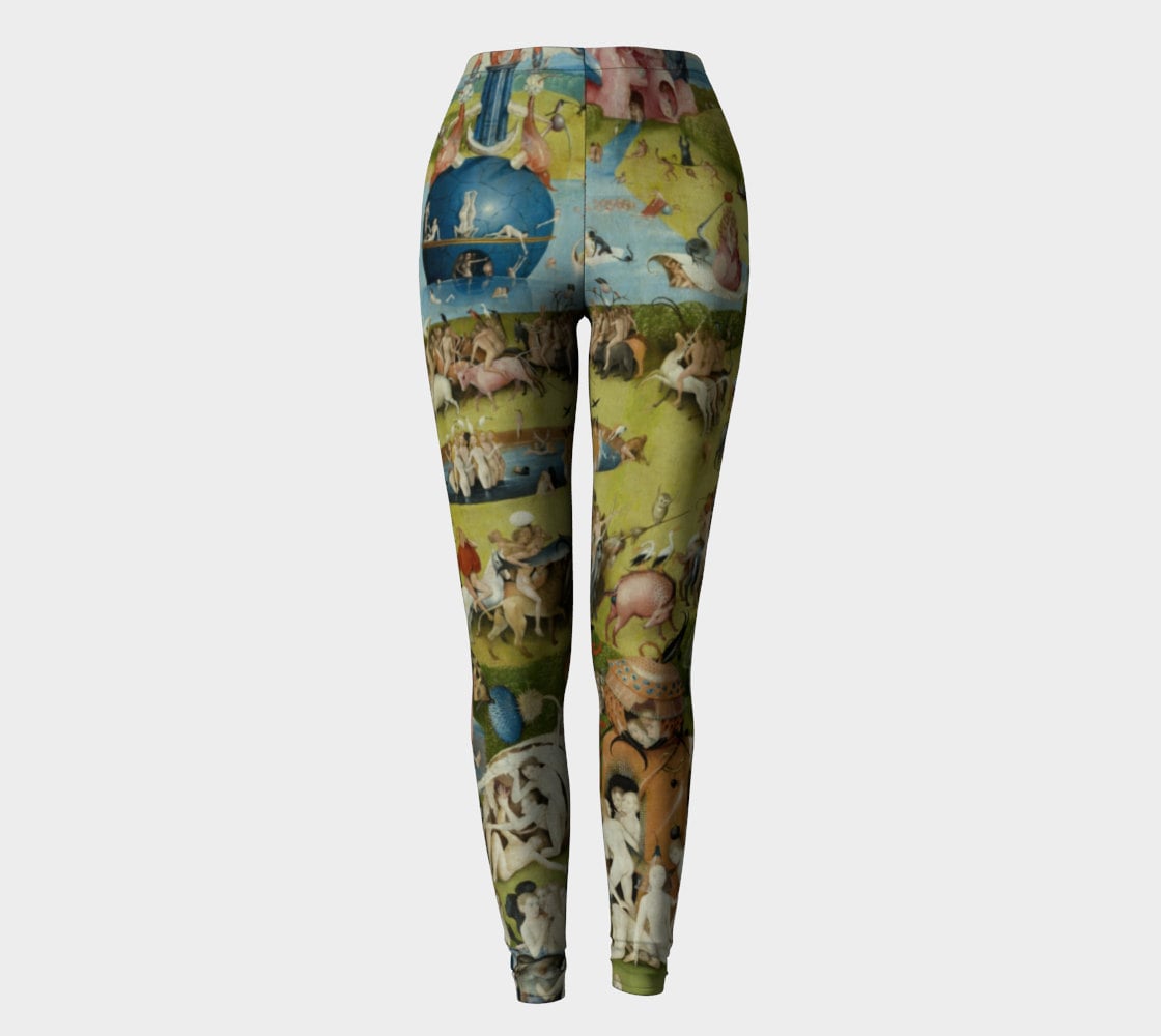 the garden of earthly delights - hieronymus bosch - printed leggings