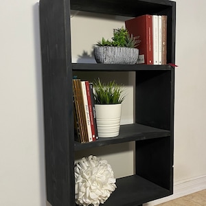 Wooden Shelving Unit | Rustic Bookshelf | Multipurpose Shelving | Freestanding Storage Shelves | Industrial Bookshelf | Rustic Storage Tower