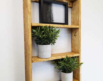 Handmade Wooden Display Shelf