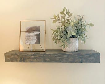 Wood Floating Shelves 10" Deep - 3" Thick