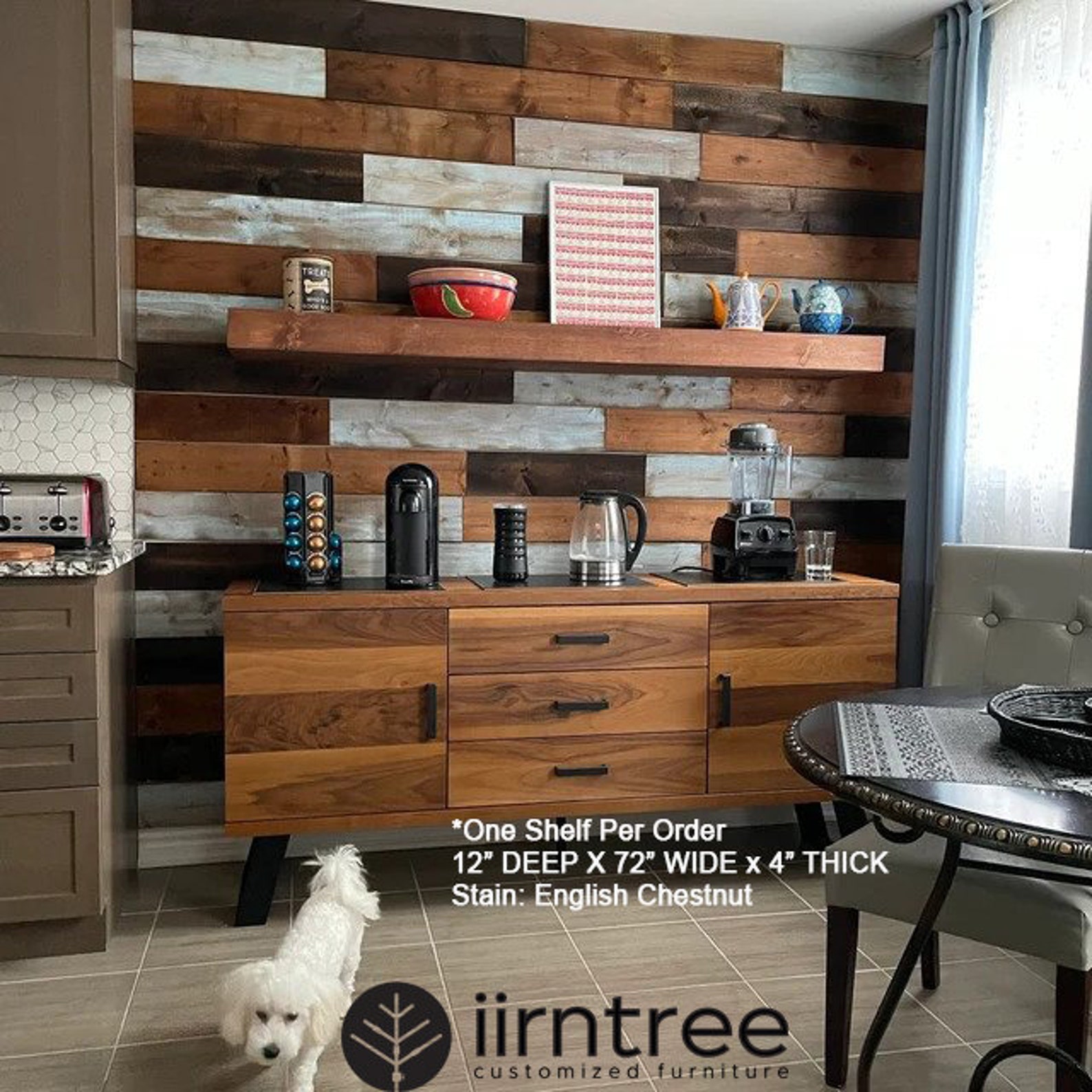 Wood Floating Shelves 16inches Deep Rustic Shelf Etsy