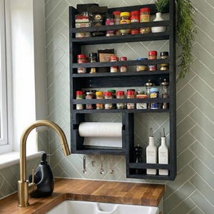 Kitchen Organizer Hanging Spice Rack