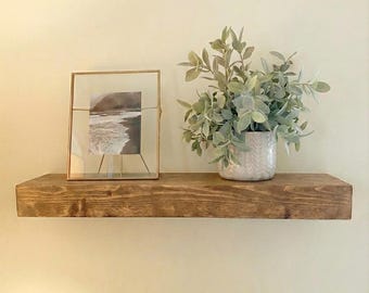 Floating Shelf - 3-Inches Thick, 8-inches Deep