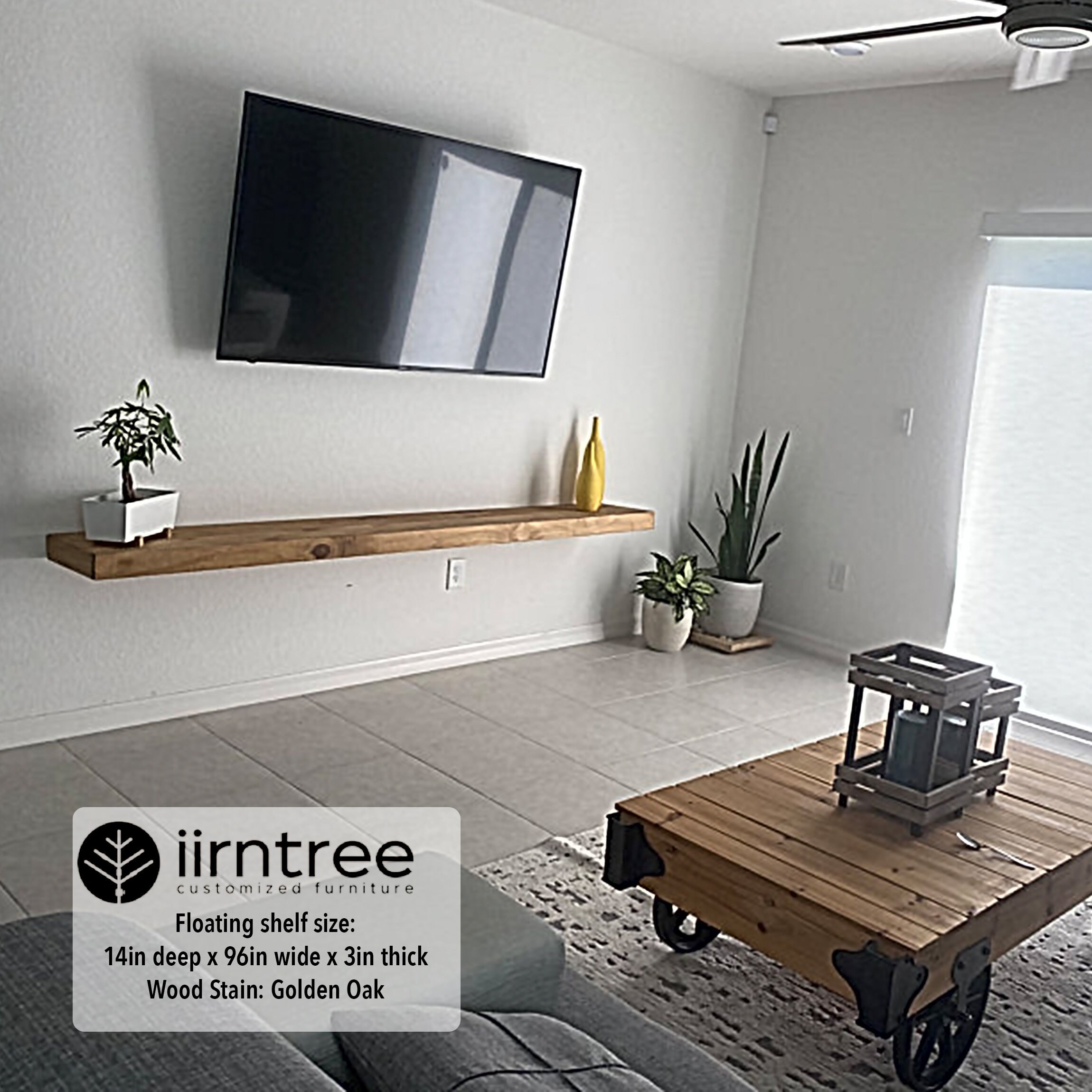 Wood Floating Shelves 16inches Deep Rustic Shelf Etsy Canada