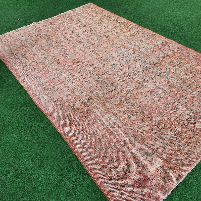 Distressed Rug - Etsy