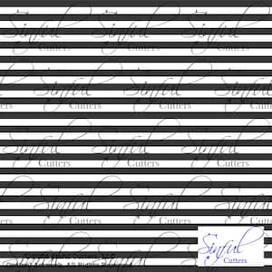 May include: Black and white striped digital paper with the text "Sinful Cutters" repeated throughout the design.  ©2024 Sinful Cutters, LLC. Original Artwork, All Rights Reserved.