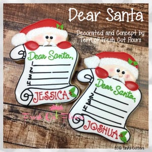 STL Datei - 12cm Wunschliste - Print at Home - Weihnachten Cookie Cutter / Fondant Cutter / Clay Cutter - Instant Download