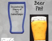 Beer Pint Cookie Fondant Cutter