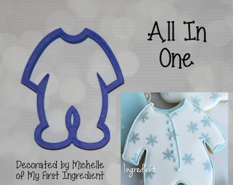 All In One / Baby PJs / Sleeper / Footie Cookie et Fondant Cutter