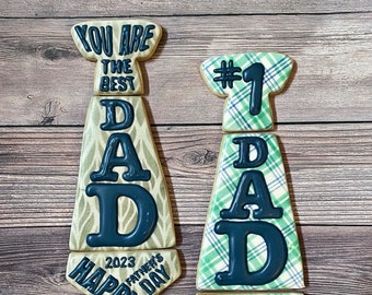 You Are The BEST Dad 3 Pc Father's Day Set - Cookie Cutters / Fondant Cutters / Clay Cutters