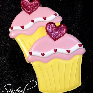 Herz Cupcake Ausstechform STL Dateien: 5 Größen Valentinstag, 3D Druck (Download)