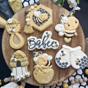 Oh Babee Cookie Cutter STLs, PNG Clipart e arquivos SVG: conjunto de 7 peças, chá de bebê (download)