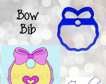 Bow Bib Baby Cookie / Fondant Cutter