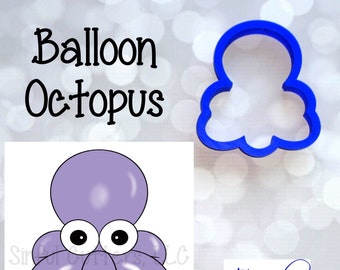 Balloon Animal Octopus Cookie / Fondant Cutters