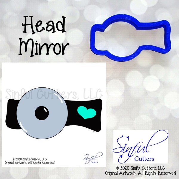 Head Mirror - Doctor Cookie / Fondant Cutter