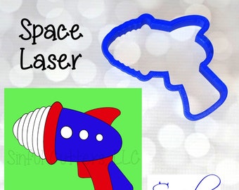 Space Laser Gun Cookie / Fondant Cutter