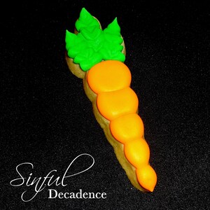 Skinny Carrot 3 Sizes Cookie Cutter STL File & PNG Clipart, Print at Home, Easter Sugar Cookies, Fondant, Clay, Easter Bunny, Baking, Rabbit