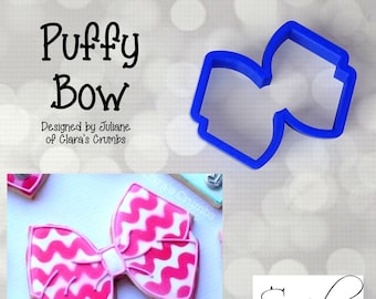 Biscuit Puffy Bow / Coupeur Fondant