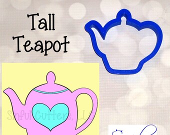 Tall Teapot Cookie / Fondant Cutter