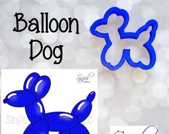 Balloon Animal Dog Cookie / Fondant Cutters