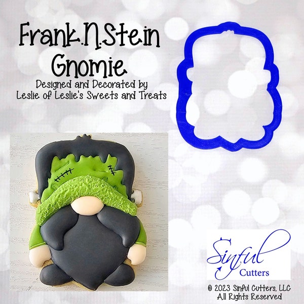 Frank.N.Stein Gnomie - Halloween Cookie Cutter / Fondant Cutter / Clay Cutter