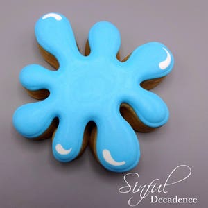 Splash 4 Sizes Cookie Cutter STL Files, Print at Home, Sugar Cookies, Fondant, Clay, Baking, Splat, Water Fight, Pool Party, Paint Splatter